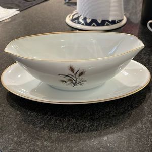 Vintage Noritake Wheatcroft Gravy Boat